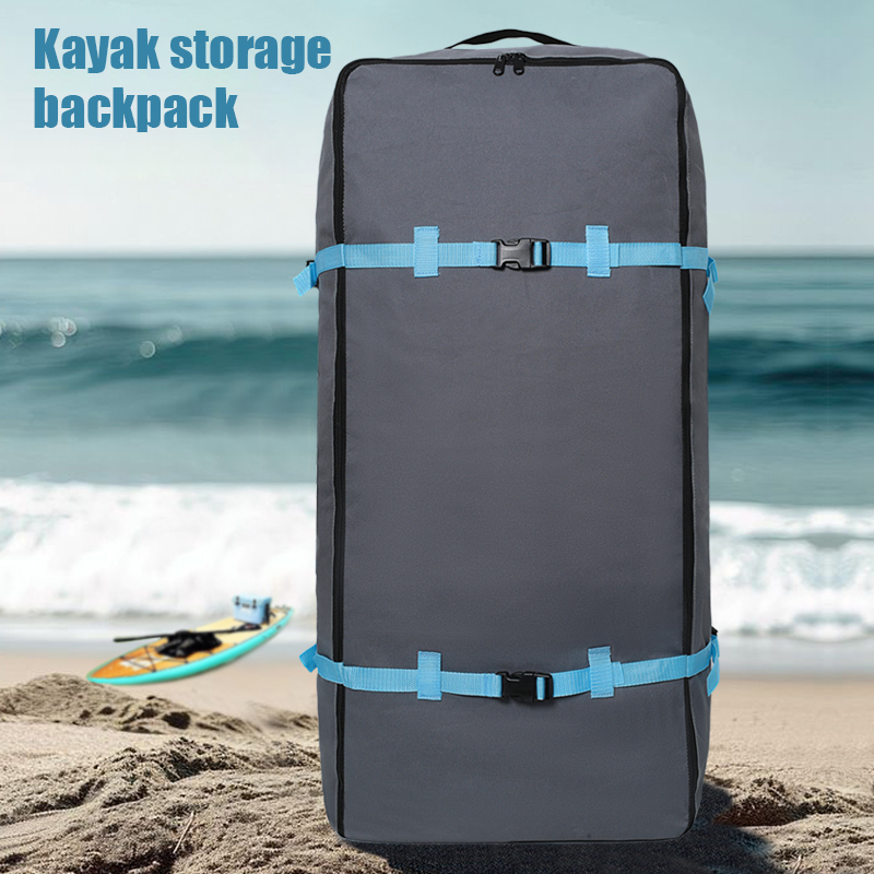 Sports Equipment Outdoor Storage - 외부 강화 스트랩이 있는 그레이 옥스포드