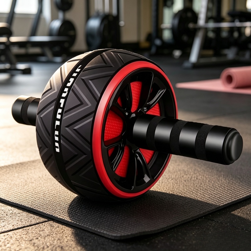 Sports Equipment Website - 미끄럼 방지 복근 롤러 휠, 남녀