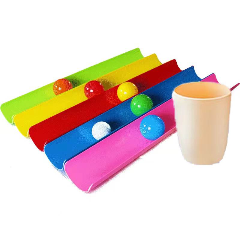 어린이 야외 재미있는 게임 U 자형 그루브 볼 전송 팀 - Sports Equipment For Kindergarten 리뷰 및 가격