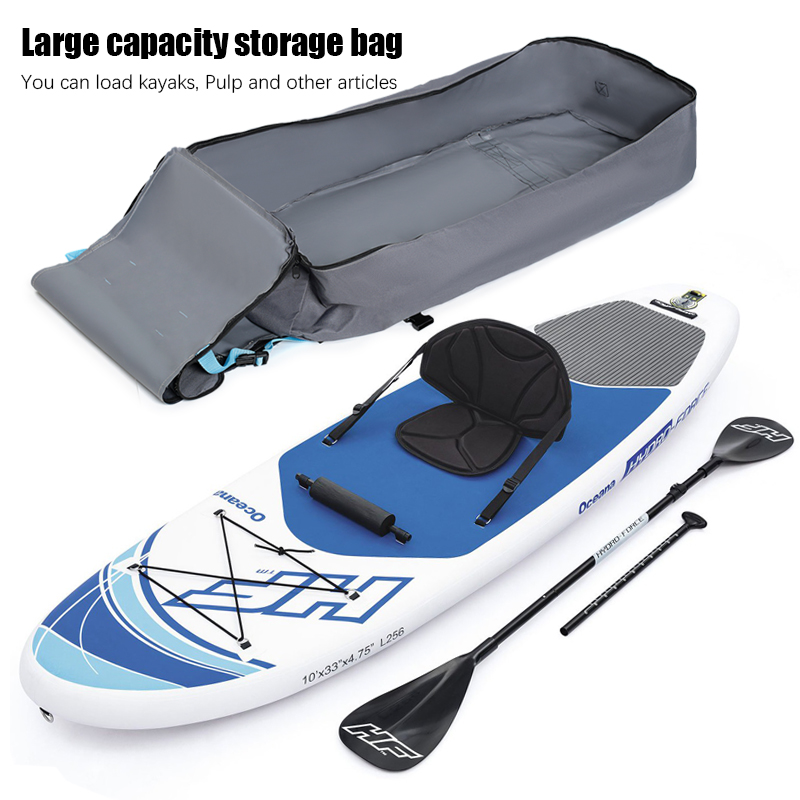 외부 강화 스트랩이 있는 그레이 옥스포드 천 패들보드  - Sports Equipment Outdoor Storage 리뷰 및 가격