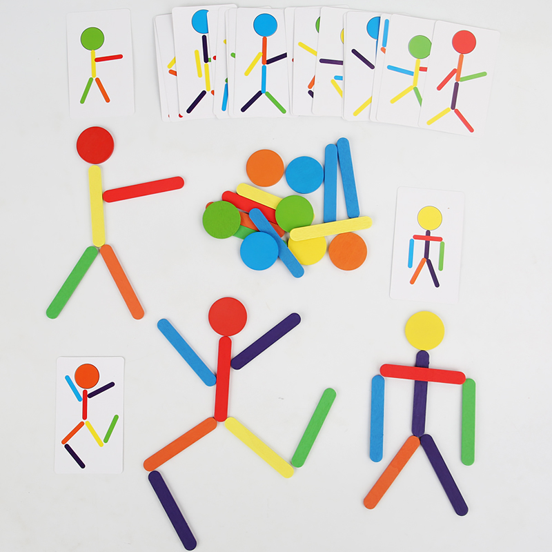 몬테소리 미세 운동 능력 훈련 나무 DIY 모양 맞추기 - Sports Equipment For Kindergarten 리뷰 및 가격