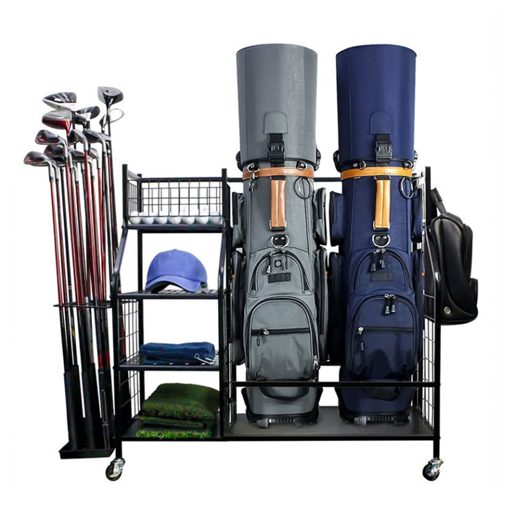 골프 가방 보관 차고 주최자 랙 2개의 스포츠 가방 및 - Sports Equipment Organizer Rack 리뷰 및 가격