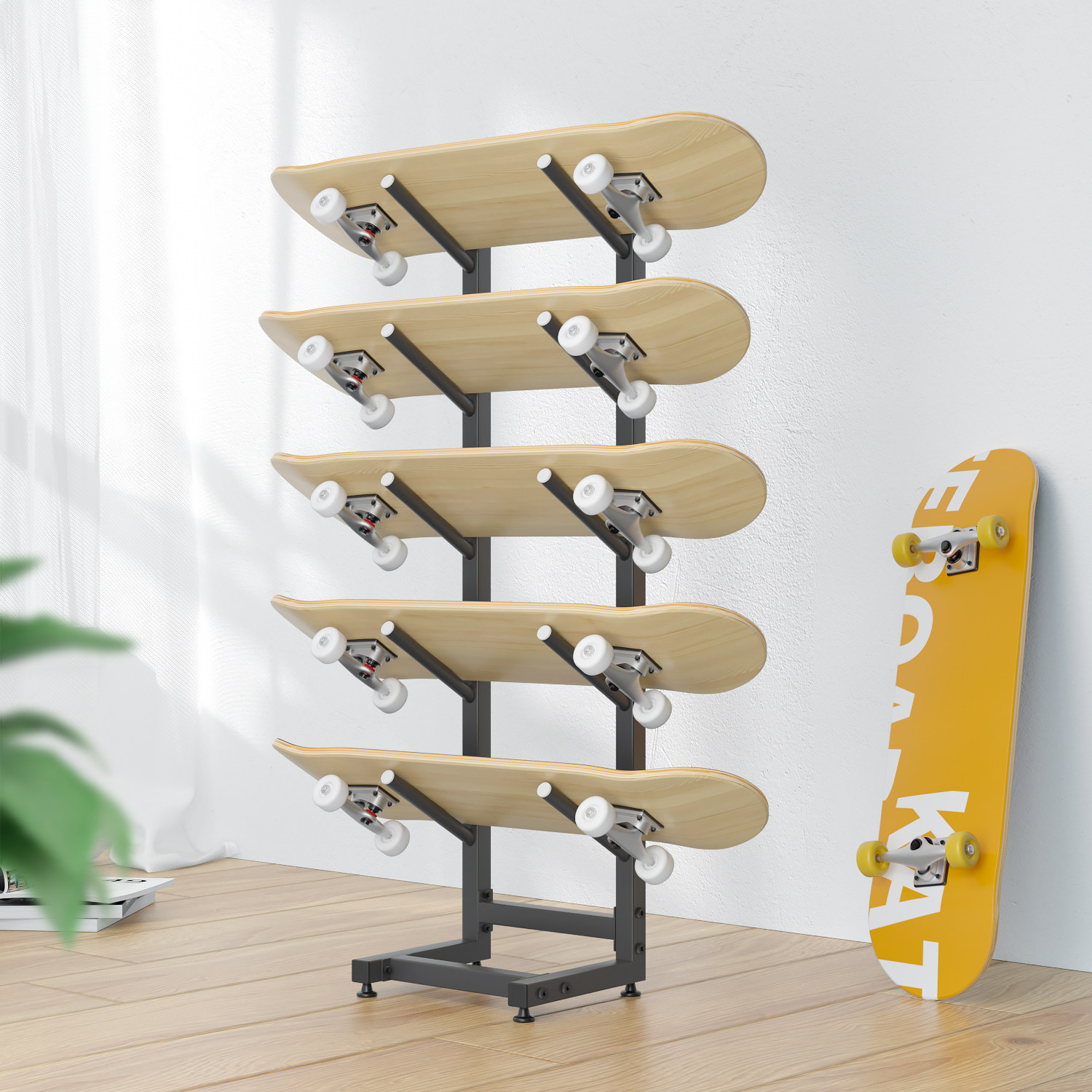 스케이트보드 랙, 스포츠 장비 보관 랙, 어린이용 스쿠 - Sports Equipment Organizer Rack 리뷰 및 가격