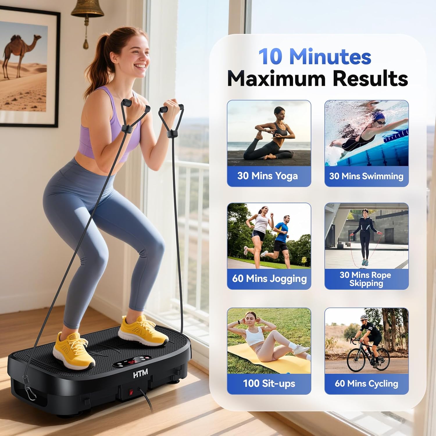 진동 플레이트 지방 연소 피트니스 플랫폼 전신 120단 - Sports Equipment Website 리뷰 및 가격