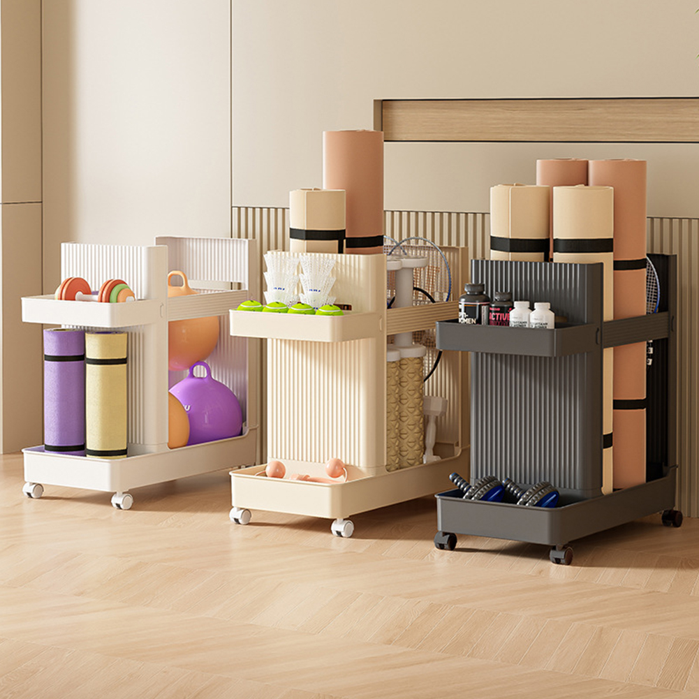 바퀴가 달린 체육관 장비 홀더 피트니스 장비 보관 랙  - Sports Equipment Organizer Rack 리뷰 및 가격