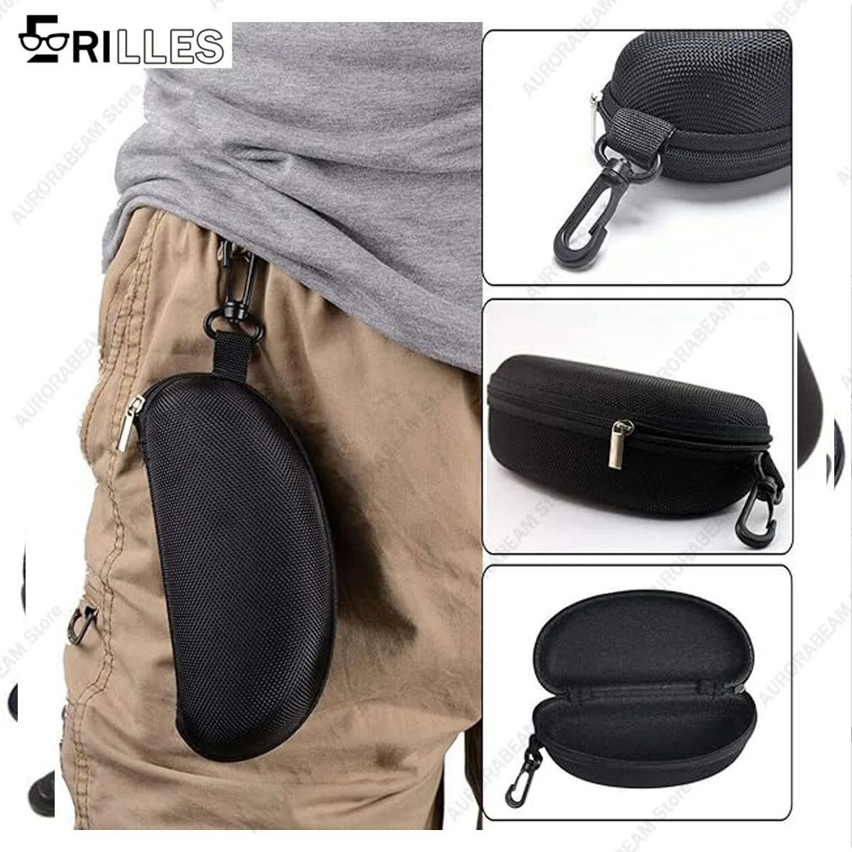 휴대용 선글라스 여행용 케이스, 후크가 있는 충격 방지 - Sports Equipment Cabinet 리뷰 및 가격