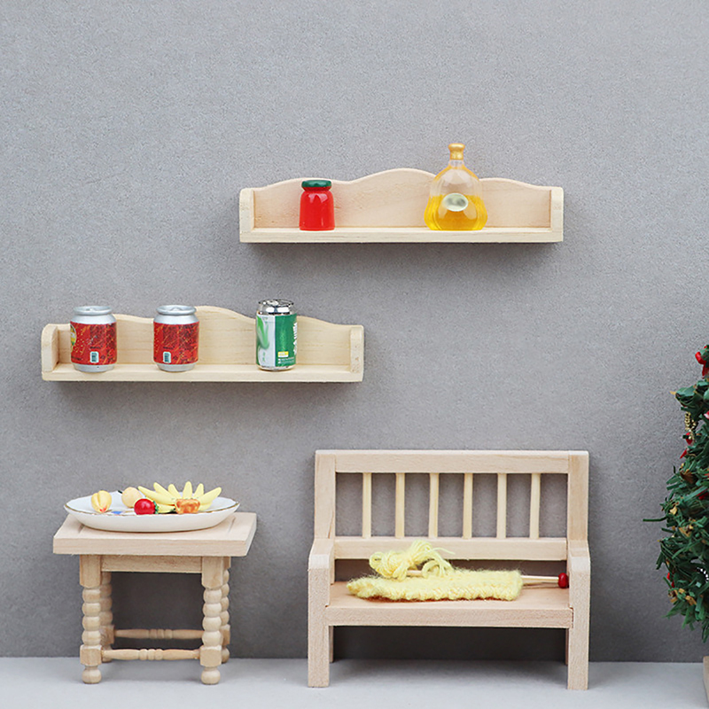 1Pc 인형 집 미니어처 벽 선반 걸이형 수납 랙 모델 - Sports Equipment Organizer Rack 리뷰 및 가격