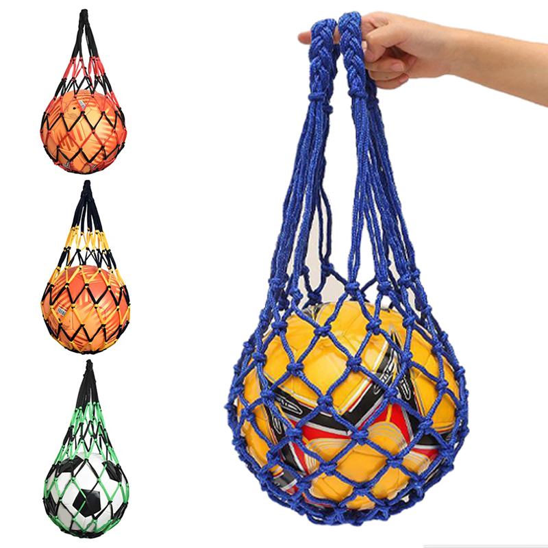 축구 그물 가방 나일론 굵은 보관 가방, 싱글 볼 휴대 - Sports Equipment Outdoor Storage 리뷰 및 가격