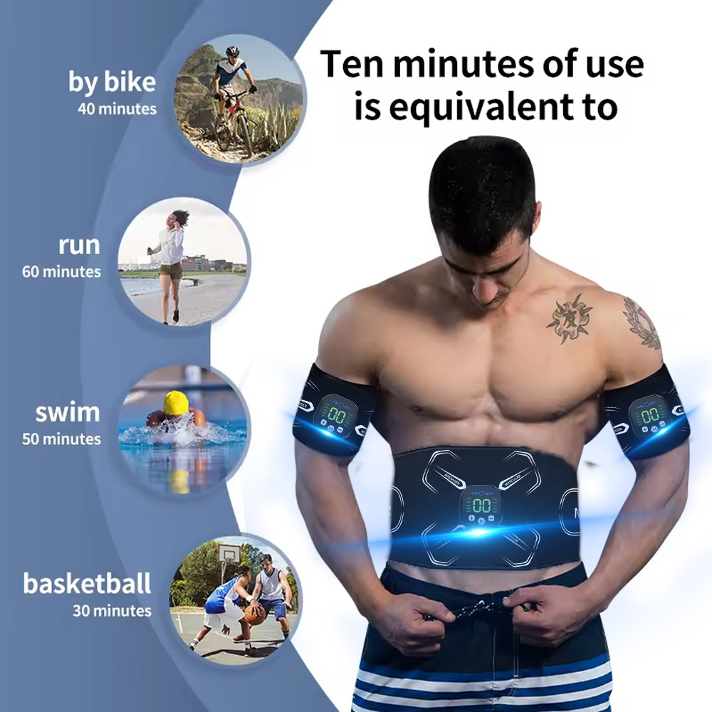 EMS 근육 자극기 복부 트레이너 복근 토너 팔 배 다 - Sports Equipment Website 리뷰 및 가격